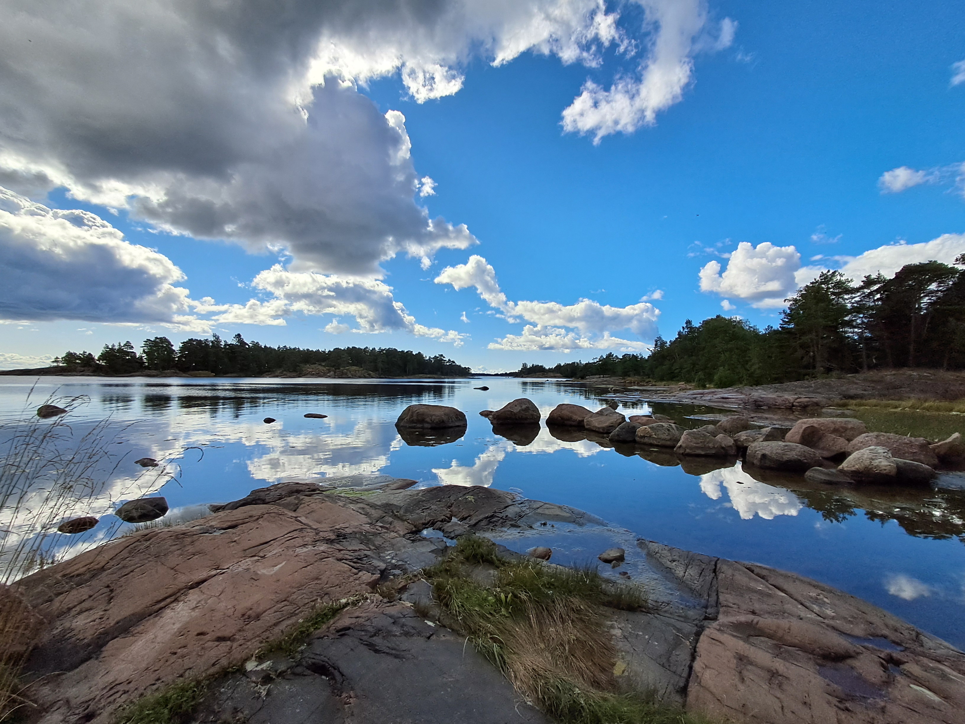 Foto från räfsös strand