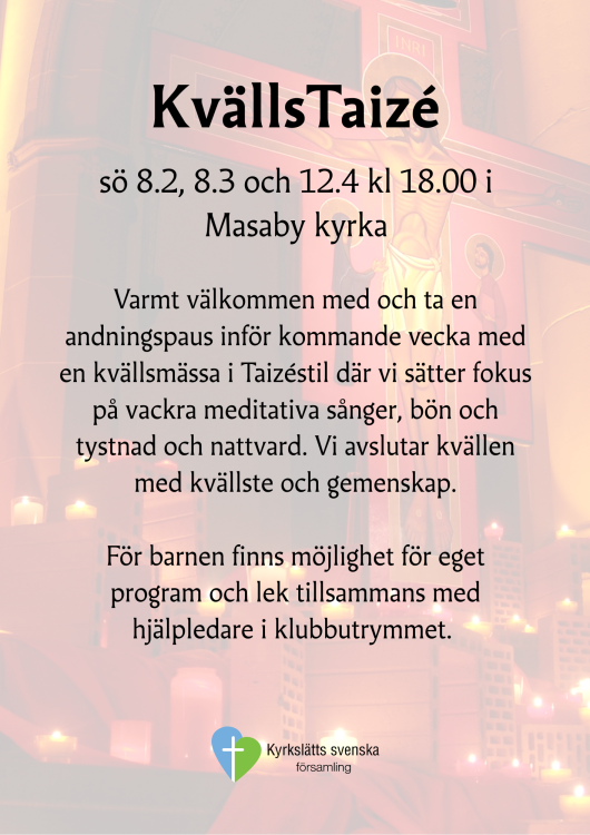 KvällsTaizé i Masaby kyrka