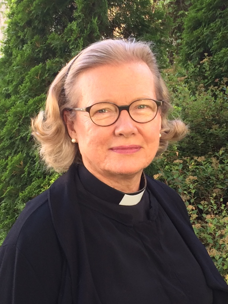 Bild på kyrkoherden Aino-Karin Lovén.